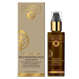 Biotique Professional Glam Glow Rejuvenating Face Elixir Serum 30ml