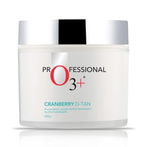 O3+ Cranberry D-Tan? with Natural Extracts for Tan Removal & Sun Damage Protection Ideal for Oily Skin (De Tan, 300 g)