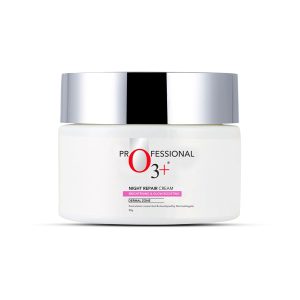 O3+ Night Repair Cream - Moisturiser For Brightening & Glowing Skin 50g | Fades Finelines & Wrinkles, Restores Skin Elasticity & Firmness - Ideal for All Skin Types