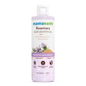 Mamaearth Rosemary & Methi Dana Hair Oil - Promotes Growth, Controls Fall, Strengthens & Stimulates New Growth | 200 ml