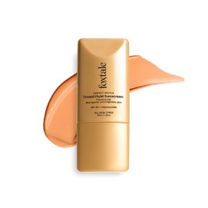 Foxtale SPF 50 PA++++ Tinted Sunscreen, 04 Clay | In-Vivo Tested & UVA/B Protection | Niacinamide & Vitamin E | Daily Wear, Blurs Pores, Evens Tone, Matte Finish, Non-Greasy | All Skin Types | 50ml