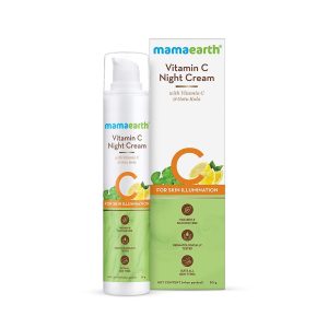 Mamaearth Vitamin C Night Cream For Women with Vitamin C & Gotu Kola for Skin Illumination ? 50g