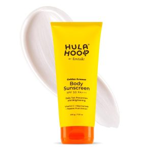 Hula Hoop Sunscreen Body Lotion SPF 50 PA+++, Moisturize & Prevent Tan,200g