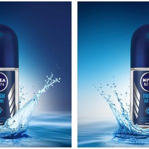 Nivea Fresh Active Deodorant Roll On For Men, 50ml (Pack of 2)