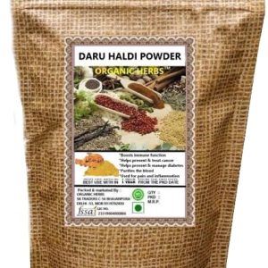 ORGANIC HERBS Daruharidra Powder 100Gm (Drau Haldi/Berberis Aristata | Berberry Root) Supports Healthy Liver And Kidney Functions