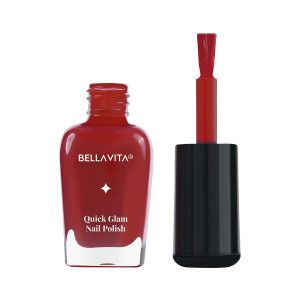 BELLAVITA Nail Polish| Vibrant Color Lustrous Shine Long Lasting | Chip Free Fast Dry Formula | Smooth Application| Arouse | Nail Paints for Women | 10 Ml