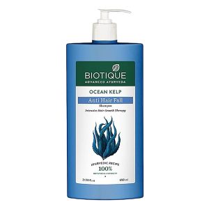 Biotique Ocean Kelp Anti Hairfall Shampoo | Intensive Hair Growth Therapy| Anti Hairfall Shampoo that Maintains Shine |100% Botanical Extracts | Suitable for All Hair Types |650ml