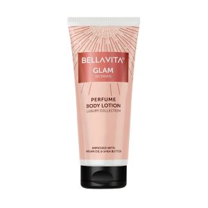 Bella Vita Luxury Glam Woman Perfume Body Lotion for Nourishing, Hydrating, Soft, Supple,Healthy Skin with Argan Oil and Shea Butter 200 Ml