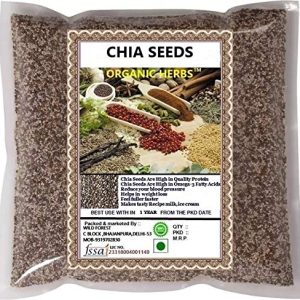ORGANIC HERBS Premium raw chia seeds for Health & Weight management- 200 gm