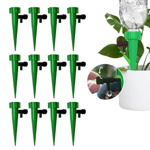 Casa De Amor Drip Irrigation Kit - Self-Watering Spikes for Home Garden Plants | Automatic Watering System with Adjustable Flow Control (Pack of 12)