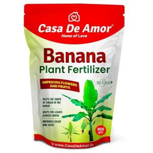 Casa De Amor Banana Plant Organic Fertilizer, Plant Feeds & Growth Promoter for Banana Plants (900 gm)