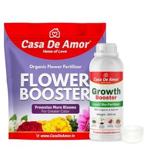 Casa De Amor Growth Booster Liquid Plant Boost (GrowthBooster 500ml+FlowerBooster 900gm)