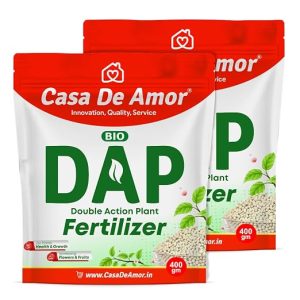 Casa De Amor Bio DAP Fertilizer for Home & Garden Plants | Improves Flowering, Fruiting & Growth | Water Soluble | 800 gm Granules