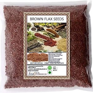 ORGANIC HERBS BROWN FLAX SEEDS 900 GM