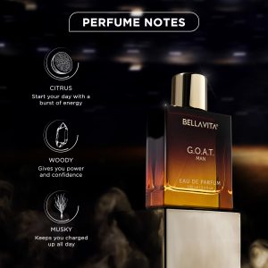 Bella Vita Luxury Best Of Men Perfumes Combo, Pack Of 3 Premium Long Lasting Edp Fragrance Scents - G.O.A.T, B.L.U, Klub, 100 Ml Each, Wood, Liquid