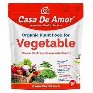 Casa De Amor Organic Vegetable Essential Plant Fertilizer for Home, Balcony, Terrace & Outdoor Gardening, 900 gm