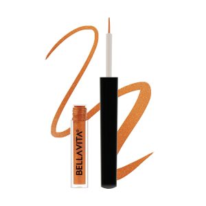 BELLAVITA Fantasy Beams Holographic Eyeliner | Waterproof, Smudge-Proof, Long-Lasting | Multi-Chrome Color-Changing Pigments | Holographic Finishes | Bold Eye Makeup | Phoenix Fire | 1ml