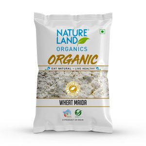 Natureland Organics Wheat Maida 500 Gm - Organic Maida