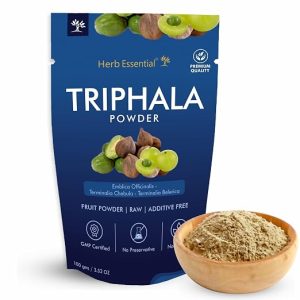 Herb Essential Triphala Powder 100g, Ayurvedic Herbal Supplement, Natural