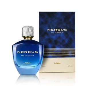 Ajmal Nereus Unisex Perfume | 100ml Eau De Parfum for Man & Woman | Perfume with Citrus, Aquatic & Aromatic Notes | Woody Musky Cologne for Men | Versatile Office/Work Perfume Spray | Gifts for All