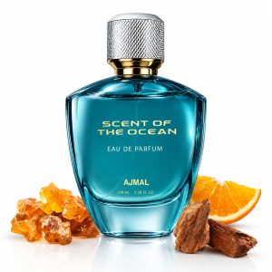 Ajmal Scent of the Ocean Unisex Perfume | 100ml Eau De Parfum for Man & Woman | Perfume with Citrus, Aquatic & Floral Notes | Woody Musky Cologne for Men | Versatile Office/Work Perfume Spray