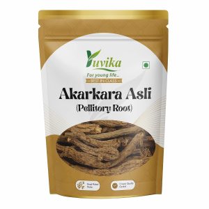 Yuvika Herbs Akarkara Asli 100g | Pellitory Root | Traditional Herbal Ingredient