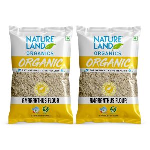 Natureland Organics Amaranthus Flour (Rajgira Flour) 500 Gm (Pack of 2) - Gluten Free