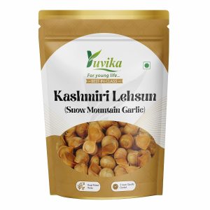 Yuvika Kashmiri Lehsun - Mountain Garlic - Allium sativum - Kashmiri Garlic 200 Grams