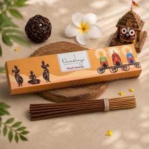 Nirmalaya Premium Rooh Kewda Incense Sticks | Pack of 40 Sticks | 100% Natural & Charcoal-Free | Luxury, Hancrafted Organic Agarbatti for Pooja, Meditation, Yoga and Aromatherapy