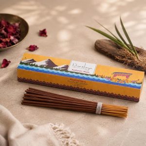 Nirmalaya Premium Kashmiri Musk Incense Sticks | Pack of 40 Sticks | 100% Natural & Charcoal-Free | Luxury, Hancrafted Organic Agarbatti for Pooja, Meditation, Yoga and Aromatherapy