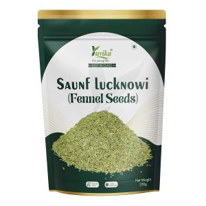 Yuvika Saunf Lucknowi - Saunf Barik - Foeniculum Vulgare - Fennel Seeds Small 250 Grams