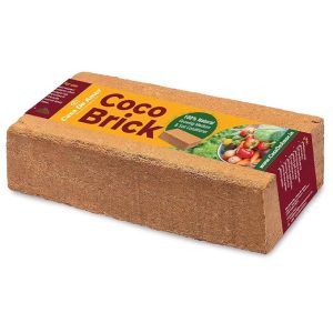 Casa De Amor Organic Cocopeat Brick (650 gm) Gardening Medium for Strong Plant Growth | Lightweight & Expandable | High Water-Holding Capacity | Ideal for All Plants | Expands to 4 kg Powder
