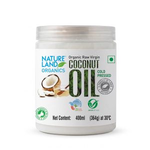 Natureland Organics Coconut Oil, 400 ml