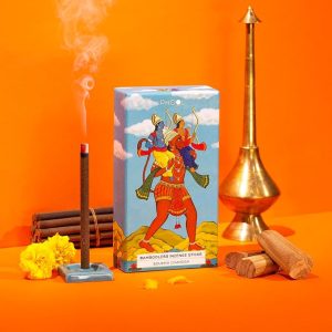 PHOOL Luxury Incense Ayodhya Bambooless Incense Sticks | Soumya Chandan Dhoop for Pooja & Meditation | Natural Chemical-Free Smokeless Agarbatti | Free Dhoop Holder | Eco-Friendly | Pack of 27