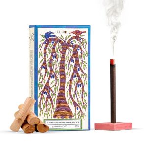 Phool Sandalwood Bambooless Incense Sticks | 27 Luxury Chandan Agarbatti |