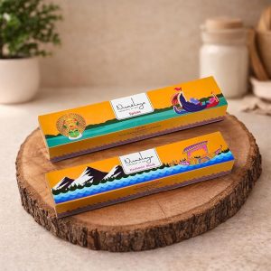 Nirmalaya Kashmiri Musk & Spices Incense Sticks (80 Sticks) | 100% Natural Charcoal-Free Agarbatti from Sacred Temple Flowers | Organic Handmade for Pooja, Meditation, Yoga & Aromatherapy