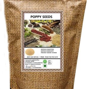 ORGANIC HERBS POPPY/POSTA SEED 100 GM